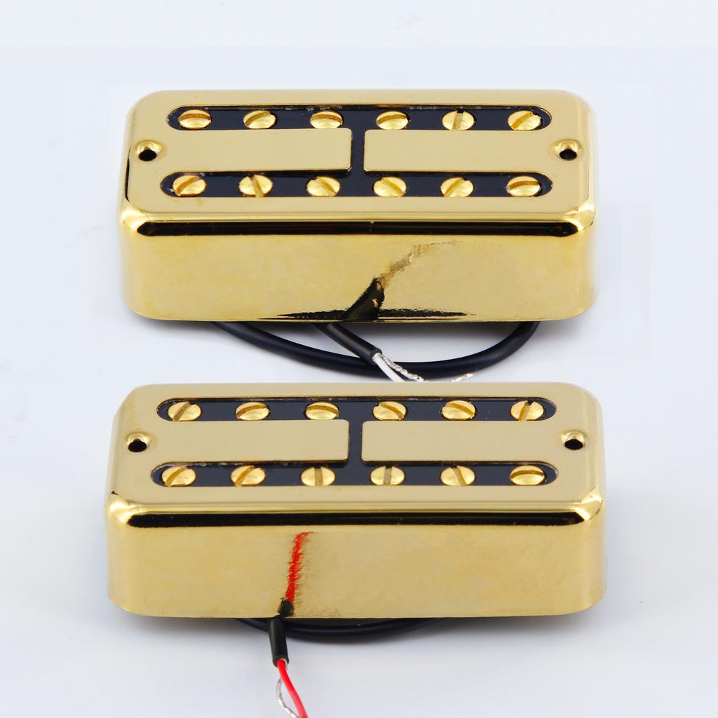 FLEOR Set of Alnico 2 Humbucker Pickups Electric Guitar Neck+Bridge Pickup for FT Style Guitar Parts
