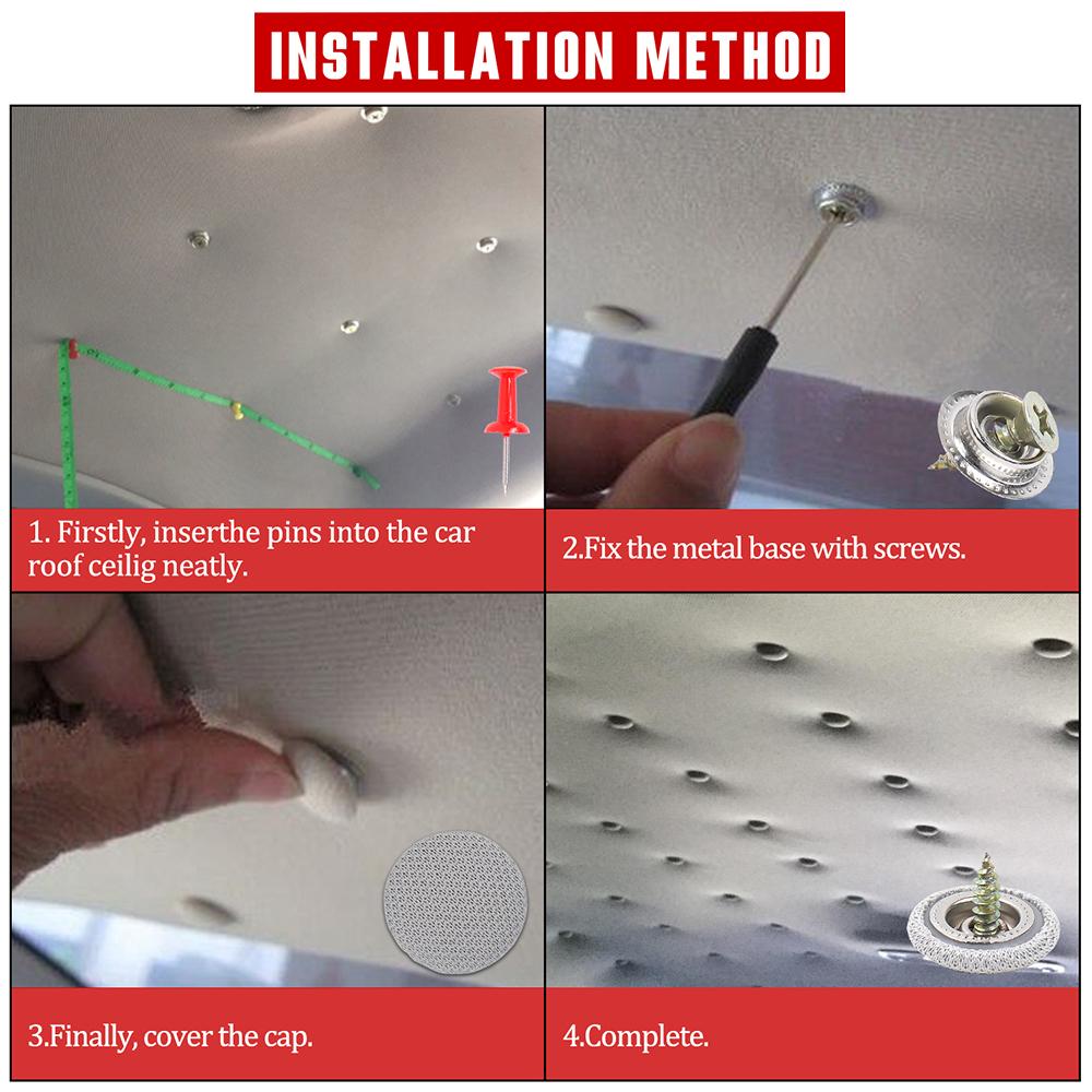 Buy Maijiabao 1 set Car Roof Repair Kit Roof Snap Rivet Retainer Roof