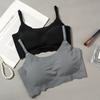 Sommer Dame Push Up Ice Silk Sømløs BH Polstret Undertøy Tynne BH-er Lingeri Bralette