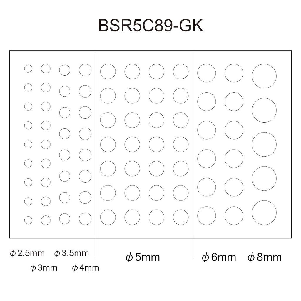 Clamworks Aufkleber Webcam-Abdeckung Dicke Kompatibel mit Smartphones und Diebstahlschutz [0,1mm PCs] BSR5C89-GK