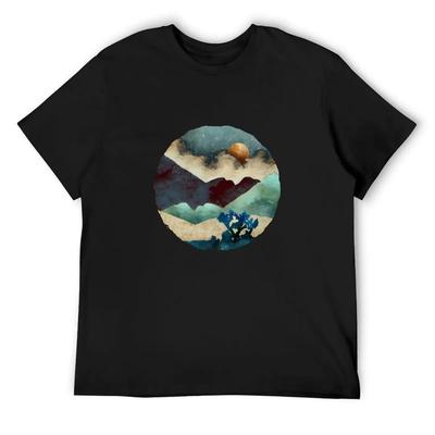 Evening Calm T-Shirt Anime T-shirt Plus Sizes Luxury Man Heavyweight T Shirts for Men