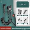 High-Pressure Stainless Steel Toilet Bidet Spray Set with Angle Valve