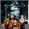 2D Flat Banner, 1 Piece Halloween Happy Garage Door BannerDJH