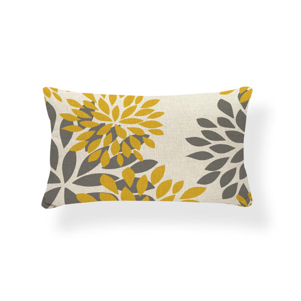 

Геометрическая льняная наволочка в озерно-голубом, желтом, черном и белом цветах - Декор дивана для гостиной в стиле фермерского дома 30x50 cm (without pillow insert)