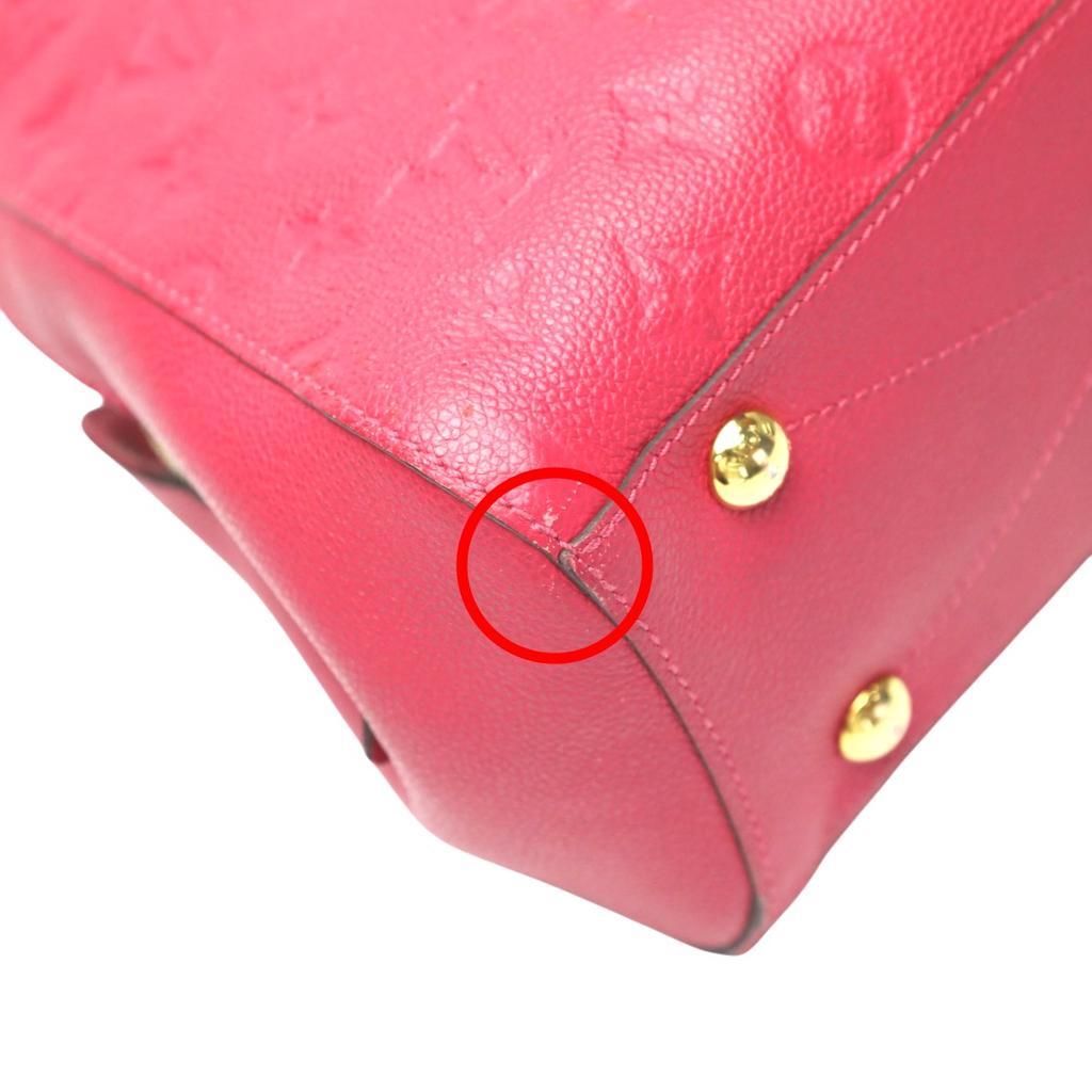 LOUIS VUITTON Ann Platt Montaigne BB Handbag Monogram Empreinte pink Women  Used