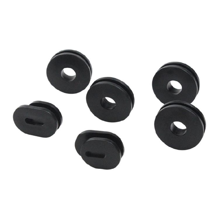 6Pcs/12pcs Gasket Motorcycle Fairing Side Cover Grommets for GS125 Replacement Side Panel Fairing Washer Spacer Black