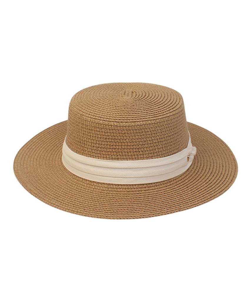 Yunibeosyeolkemiseuteuli Sweet Brown Flat Panama Hat Panama Hat