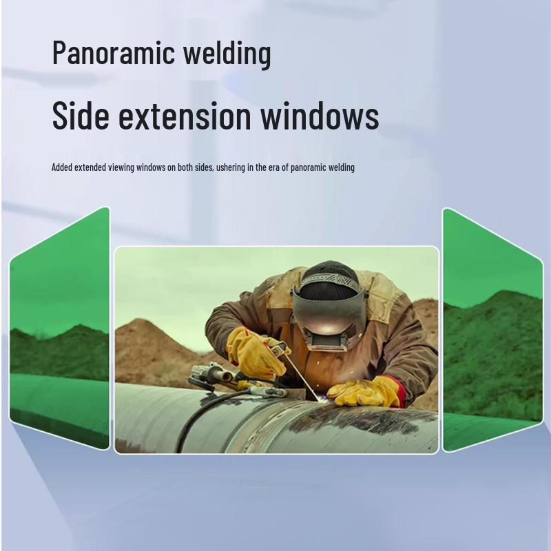 Selbstabdunkelnde Schweißbrille: Farbwechselnd, Blendschutz für Gas- und Lichtbogenschweißen.