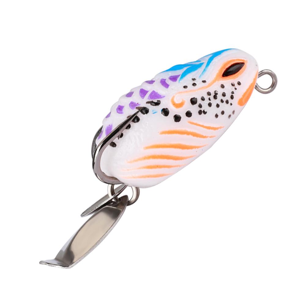 

60 мм 5,5 г реалистичные рыболовные приманки в виде жабы двойной крючок с пайетками искусственная силиконовая приманка для ловли окуня и щуки 6#