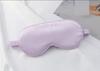 Double-Sided Faux Silk Blackout Eye Mask - Elastic Sleep & Travel Mask with Printed Design