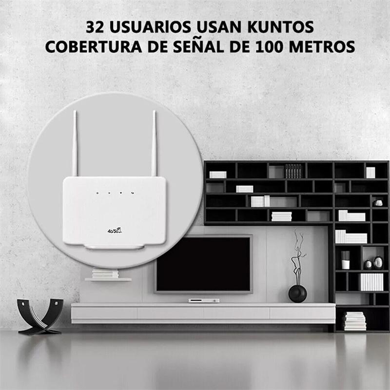 4G Wireless Router 300Mbps 4G Router Wireless Modem External Antenna With Sim Card Slot For Home Travel Work