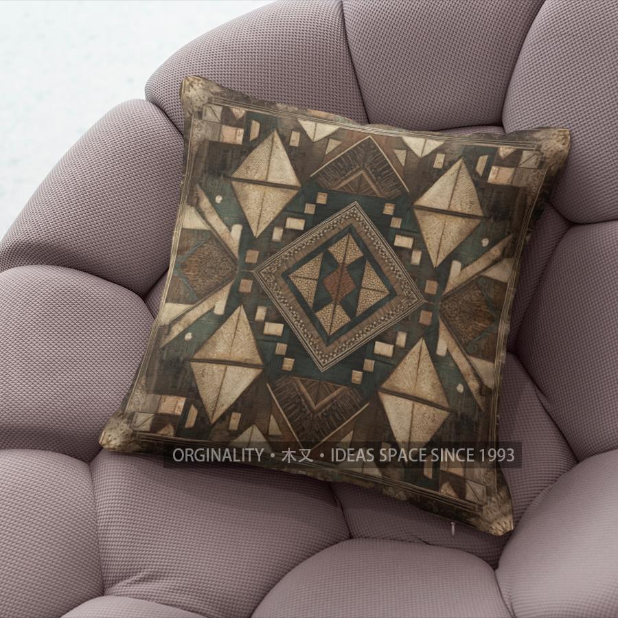 Bohemian Geometric Aztec Throw Pillow Covers Pattern Cushion Cover Suitable For Sofa Bedroom Car Pillow Cover