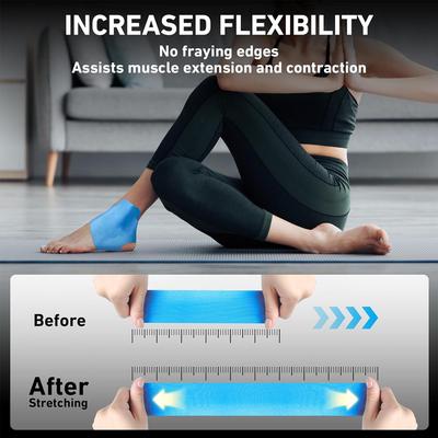 10Pcs/Set Pre-Cut Kinesiology Tape For Ankle, Waterproof Elastic Breathable Athletic Tape, Provide Support & Stability To Muscle