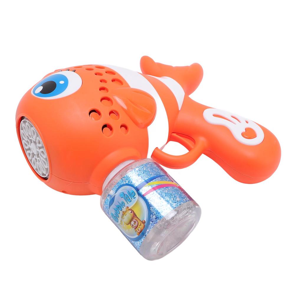 Handlicher Seifenblasenmacher Fischförmig Automatisch Auslaufsicher Seifenblasen-Pustemaschine für Kinder