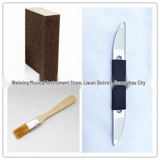 Music Instrument Accessory Set: Files, Brushes, Sanding Blocks