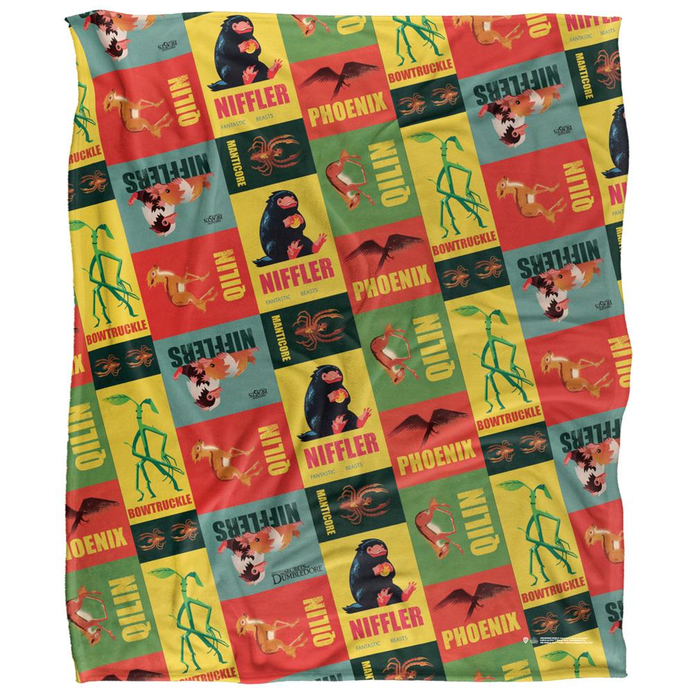Fantastic Beasts Collage Blanket