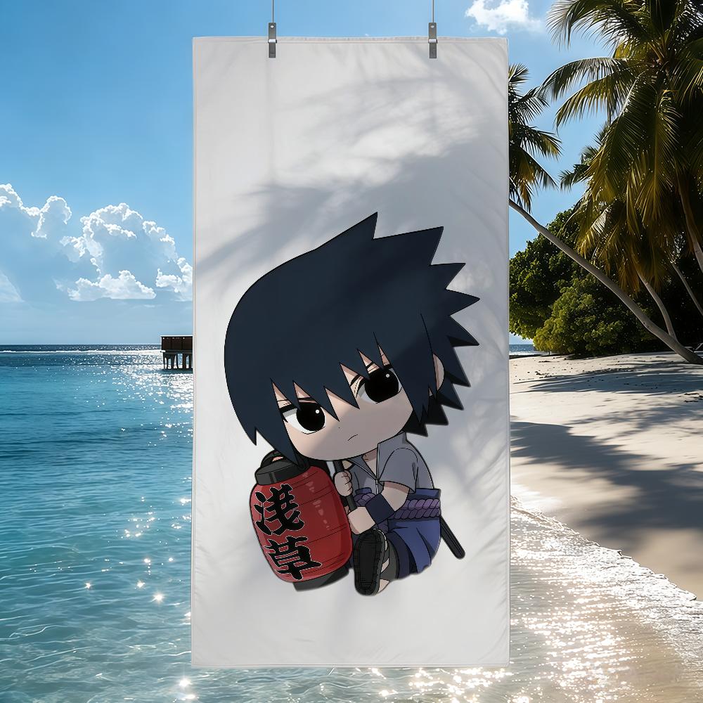 Anime N-NARUTO Sasuke Itachi Madara cute Quick Drying Beach Towels Are Suitable For Swimming Pools Camping Yoga And The Gym