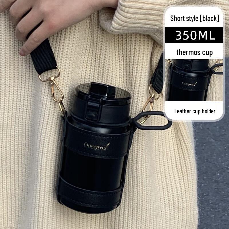 Zhi Shi 304 Stainless Steel Portable Insulated Student Water Bottle 6.8x6.8x13cm