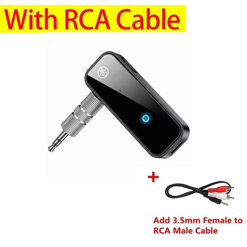 2IN 1 Bluetooth Audio Receiver Transmitter 3.5mm AUX Jack Dongle Stereo Music Wireless Adapter Portable Mini for TV PC Car Kit