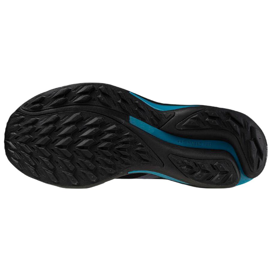 Mizuno Wave Rider Gtx 3 Fashion Comfortable Waterproof Breathable Reflective Running Shoes Unisex Sneakers Black Blue J1GC257701