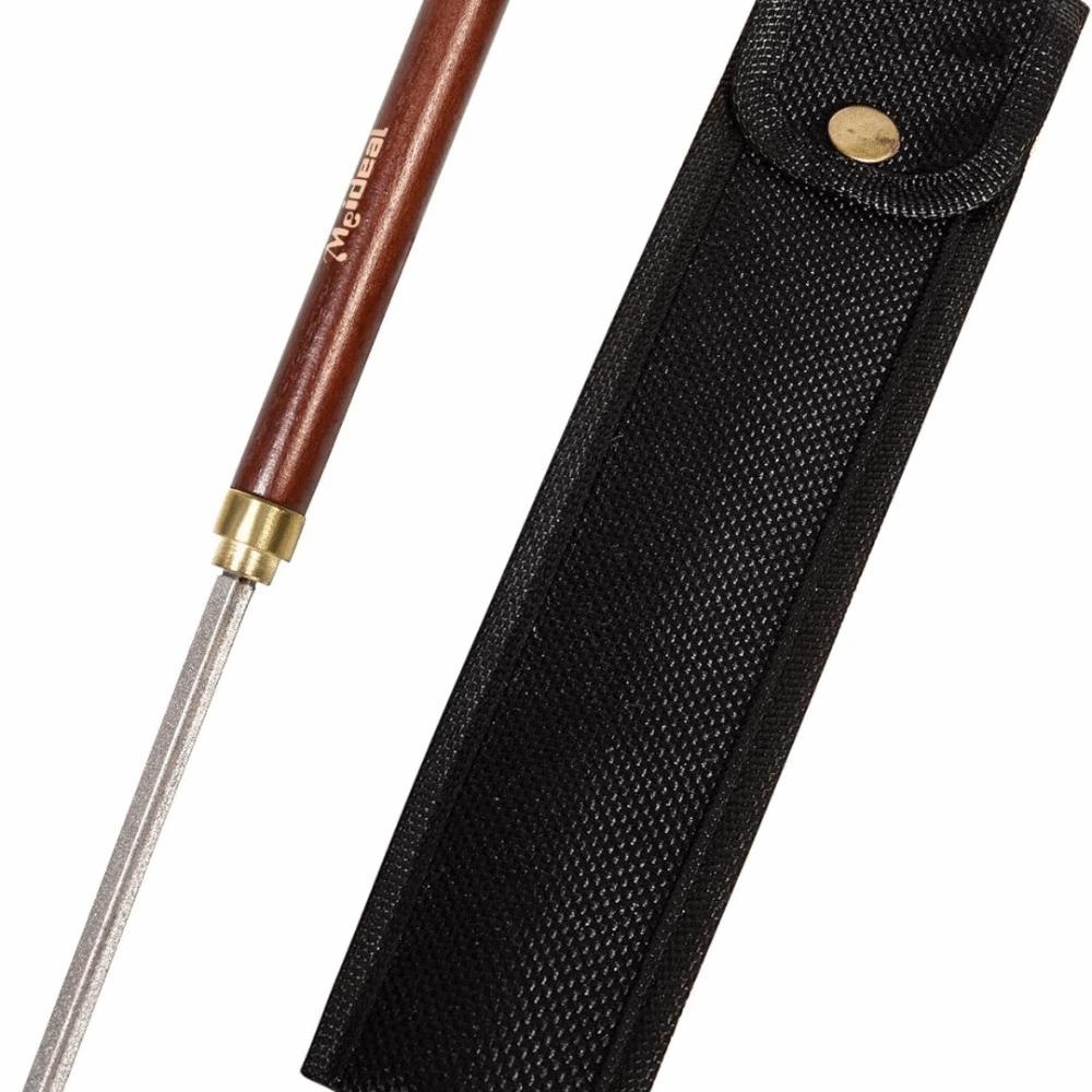 Silver+Wood Color Fret Dressing File Stainless Steel Luthier Repair Tool  For Guitarists