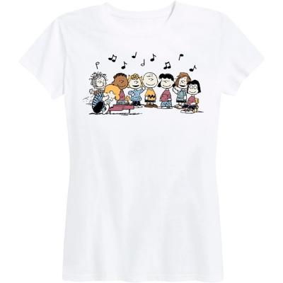 HYBRID APPAREL - Peanuts Music Group - Damen Kurzarm Grafik-T-Shirt