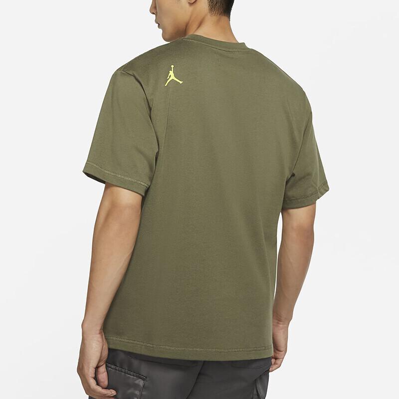 Jordan 23 Engineered Sports Casual Crew Neck T-Shirt Men Tops Military-Green DM3216-222
