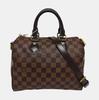 [Pre-Owned] Speedy 25 Checkered Strap Pillow Bag Coated Canvas Shoulder Tote - Very Good #15FF7C6