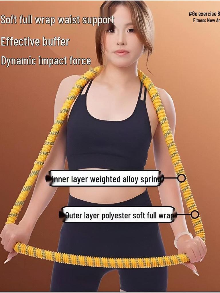 Spring Hula Hoop for Waist Slimming & Full-Body Fitness at Home
