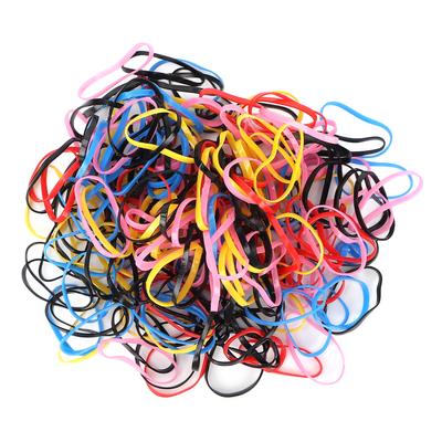 Gummibänder, farbig, hohe Elastizität, starke Haarschlaufe, kleines Einweg-Gummiband