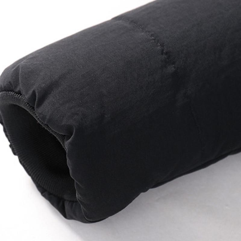 Jacket Men's Thickened Parkas Stand Collar Jacket Men's Coat Winter Warm Thick Zipper Coat Padded Overcoat Men