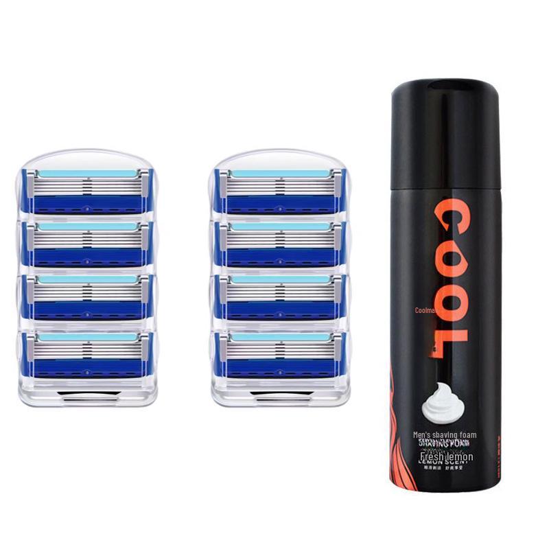 Porte-lames de rasoir cinq couches portable pour homme – Lavable et durable