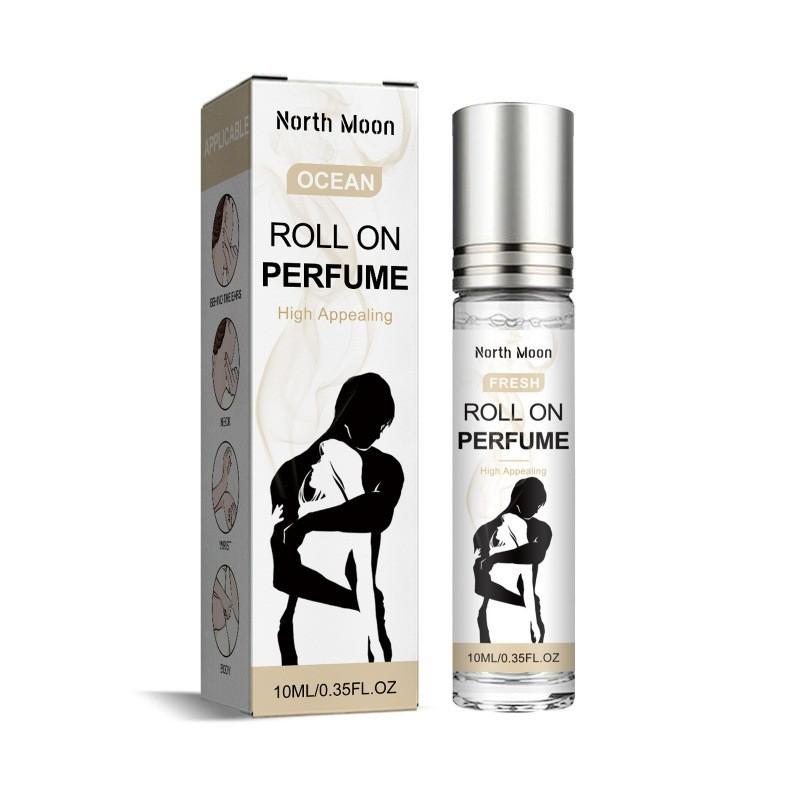 North Moon, parfum roll-on longue tenue 10 ml, fragrance fraîche et naturelle idéale pour un rendez-vous.