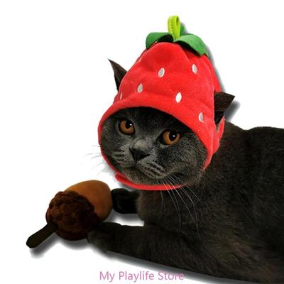 Fruit Pet Costume Hat for Dog Cat Headwear Hat Pet Holiday Accessories Photo Props Suitable for Cat and Puppy