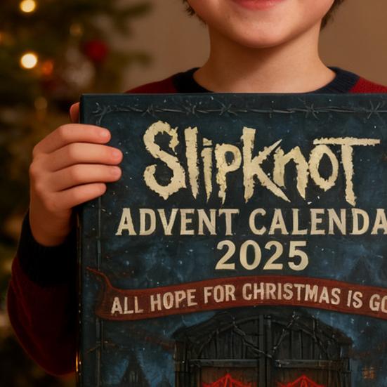 Slipknot Adventní kalendář 24 dní Akrylová ozdoba s jedinečnou tématikou Vánoční odpočítávací dekorace na stromek a sváteční výzdobu