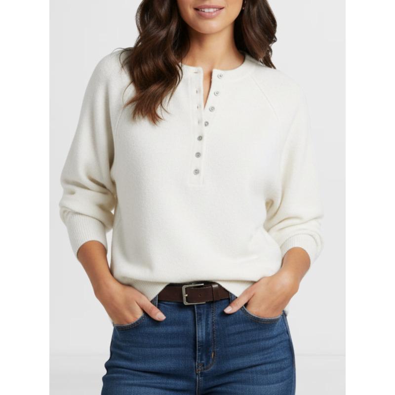 MGHR Women's Fashion Casual Autumn Winter Long Sleeve O-Neck Blouses & Shirts