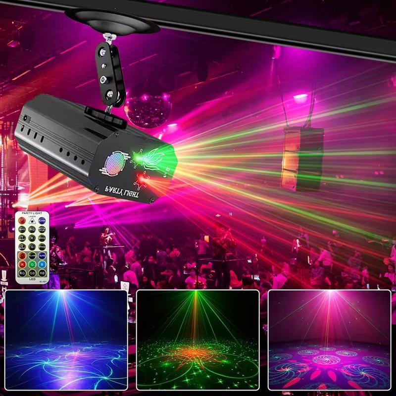 E37468 Voice-Activated KTV Laser Light European Edition