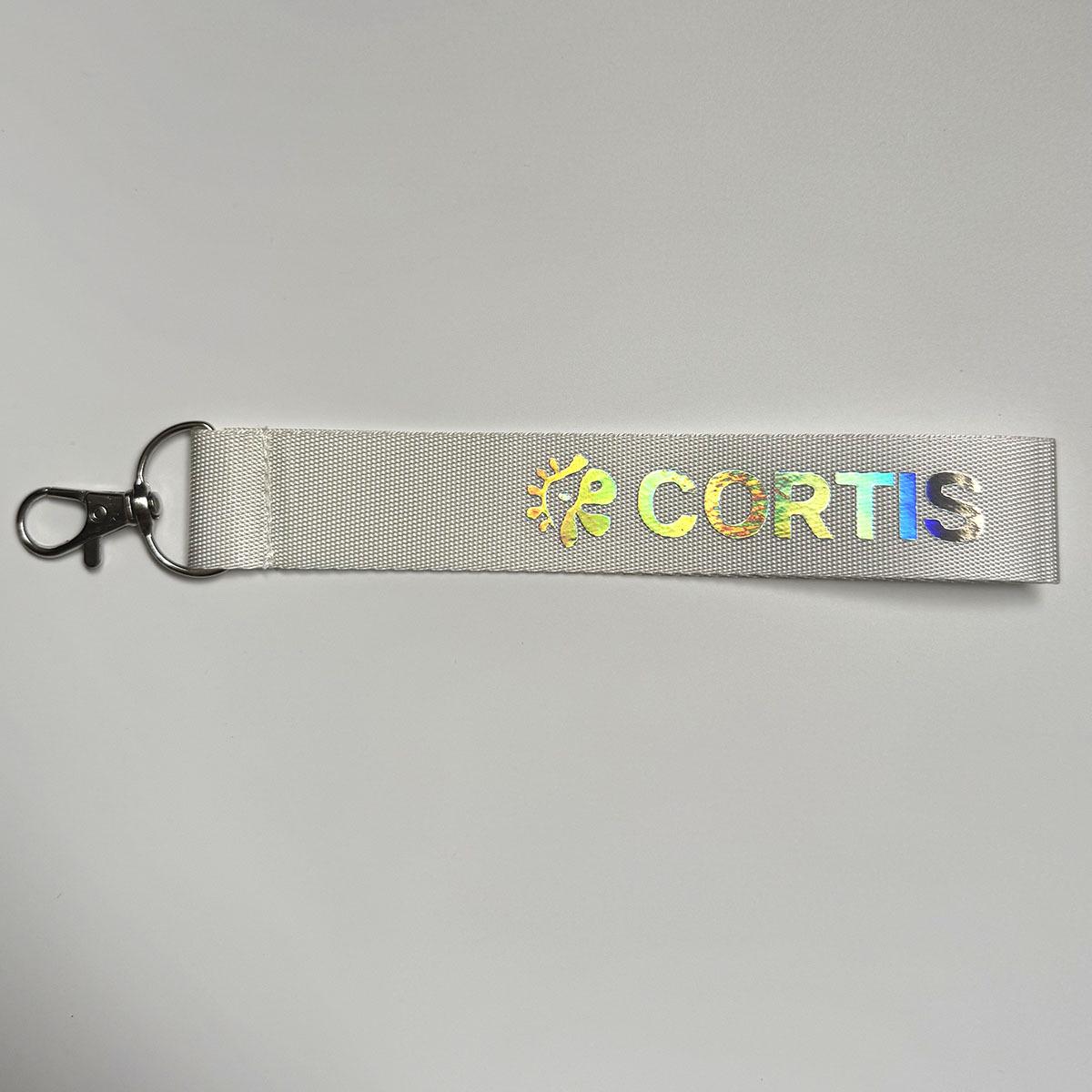 

CORTIS Mobile Phone Lanyard & Laser Keychain Pendant by Martin Ahn Geon-ho білий