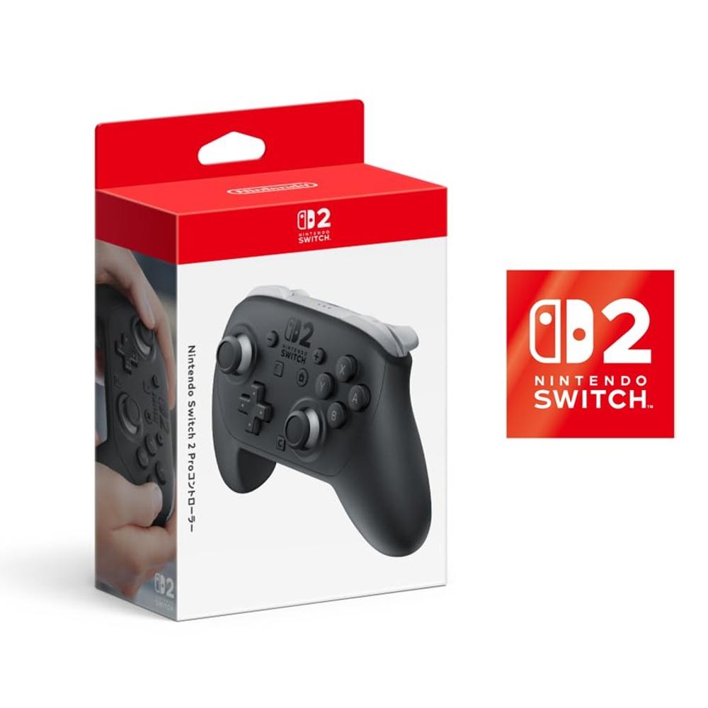 

[Genuine Nintendo Product] Switch 2 Pro Controller [ Exclusive Bonus] Logo Design Sticker Included