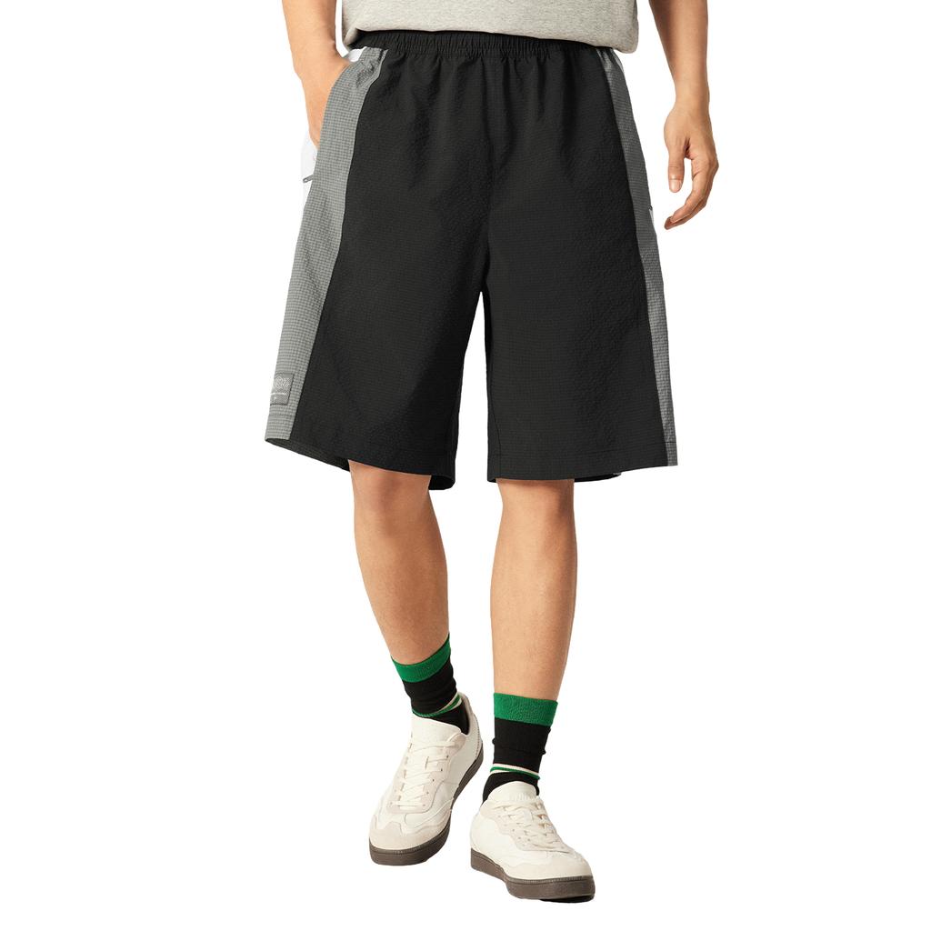 Li Ning Sports Lifestyle Series Casual Comfortable Versatile Sports Shorts Men Shorts Black AKSV297-4