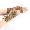 Knitted Crochet Fingerless Gloves Soft Warm Knit Mittens Fashion Typing Gloves  Cold Weather