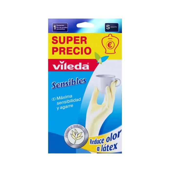 

Vileda Sensible Latex Gloves Size S