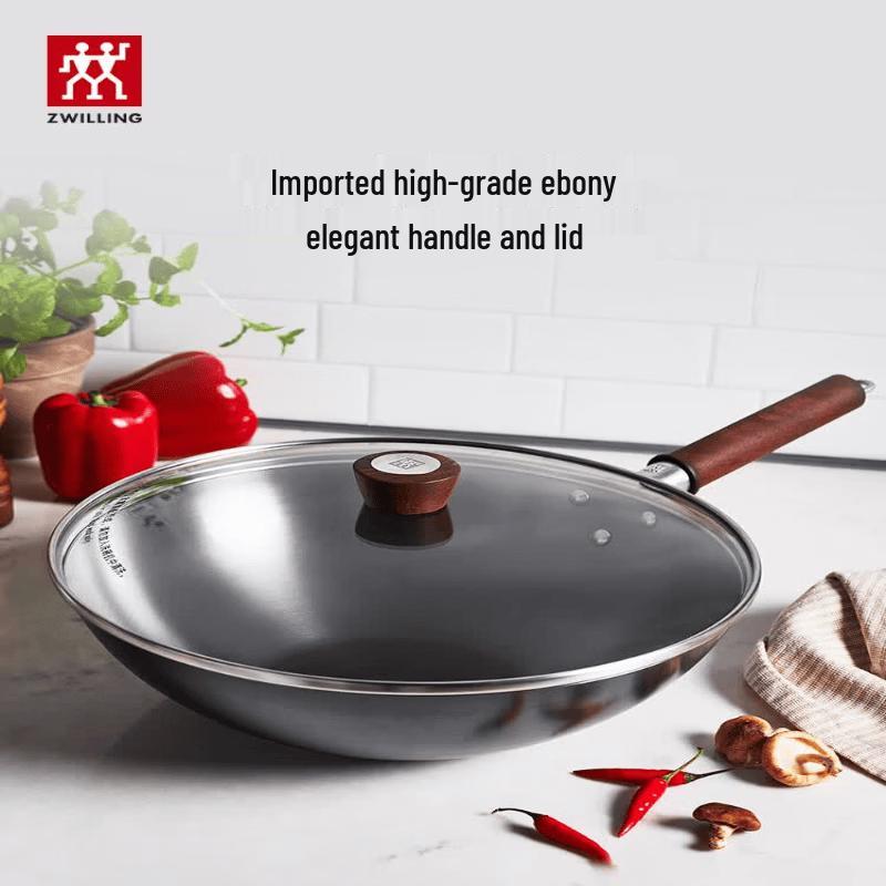 ZWILLING Dragon Flat-Bottom Iron Wok