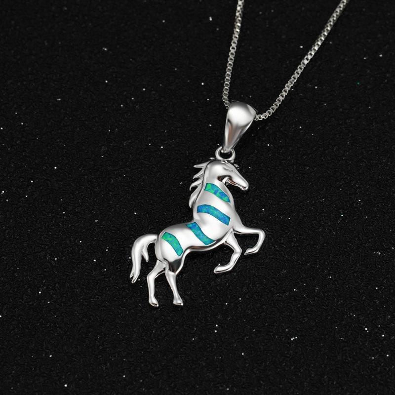 Hot Sale Opal Pony Necklace Femininity Versatile Ins Style, Neck Chain Collarbone Chain