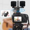 Double Cold Shoe Mount Extension Bar Aluminum Brackets for DSLR Camera Accessories Microphone LED Light Mounting