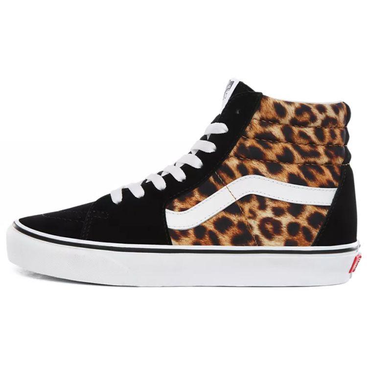 

Кроссовки унисекс Vans Sk8-Hi Leopard Коричнево-черные True-White VN0A4U3C3I6