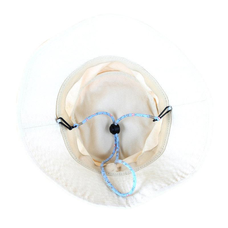 Chapéu Corda Especial Chapéu de Sol À Prova de Vento Cordão Ajustável Fivela Chapéu de Sol Chapéu Balde Alça Fixa Anti-Queda