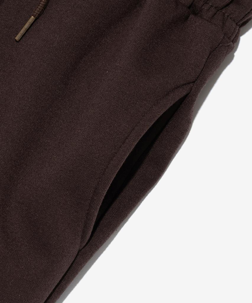 CARGOBROS Strong Wave Brushed Wide Sweatpants (Brown)