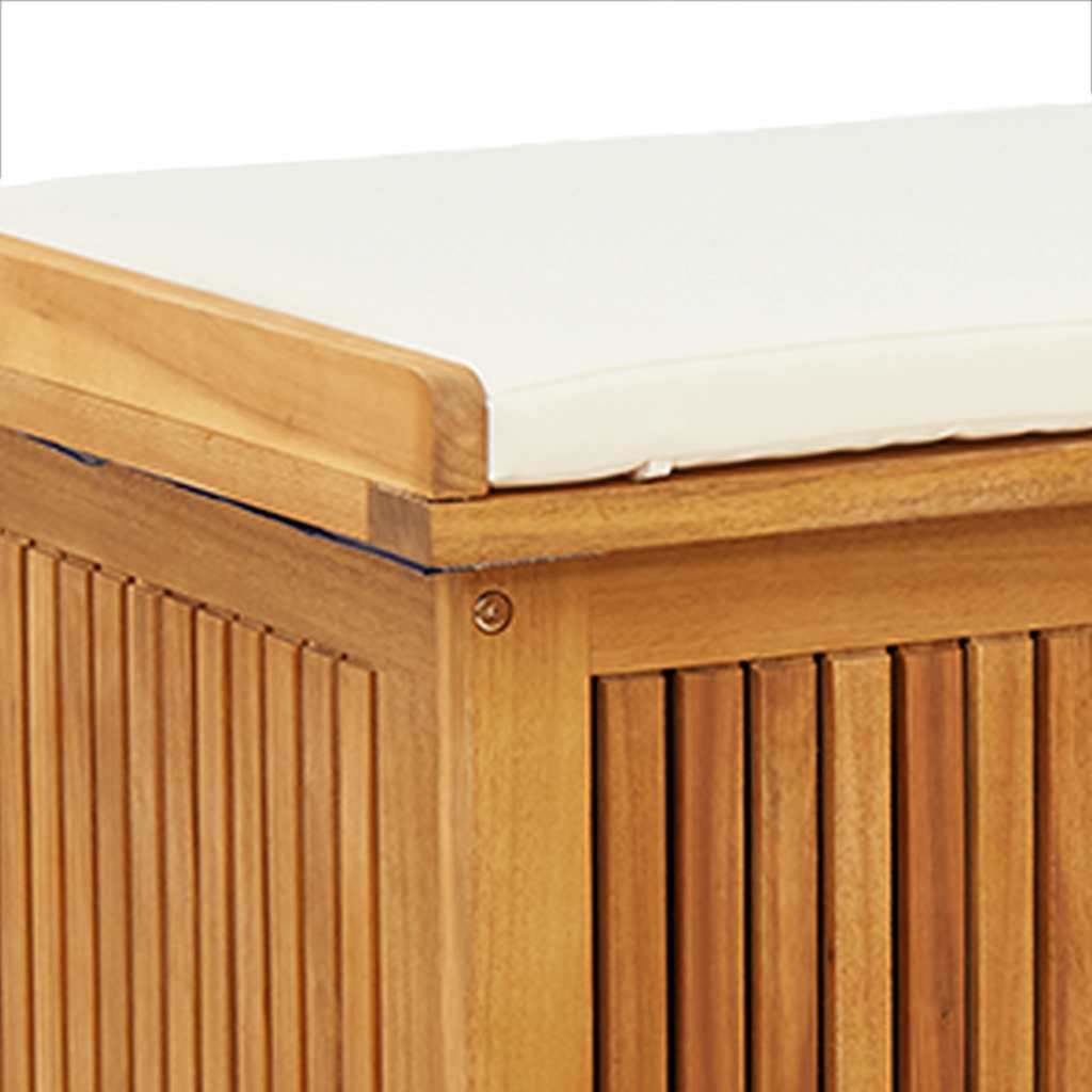 Outdoor Cushion Box 113 X 50 X 60.5 Cm Solid Acacia Wood