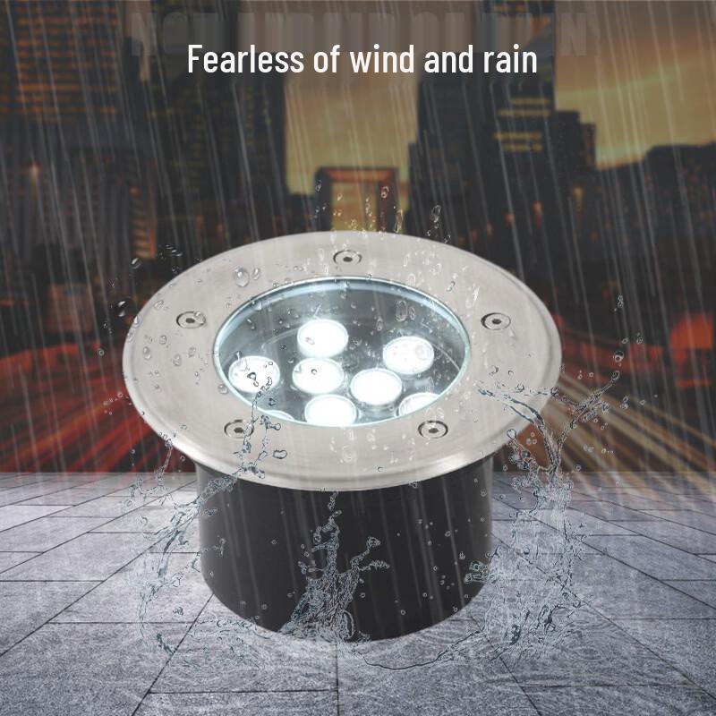 NuFeng 3W Round LED In-ground Spotlight